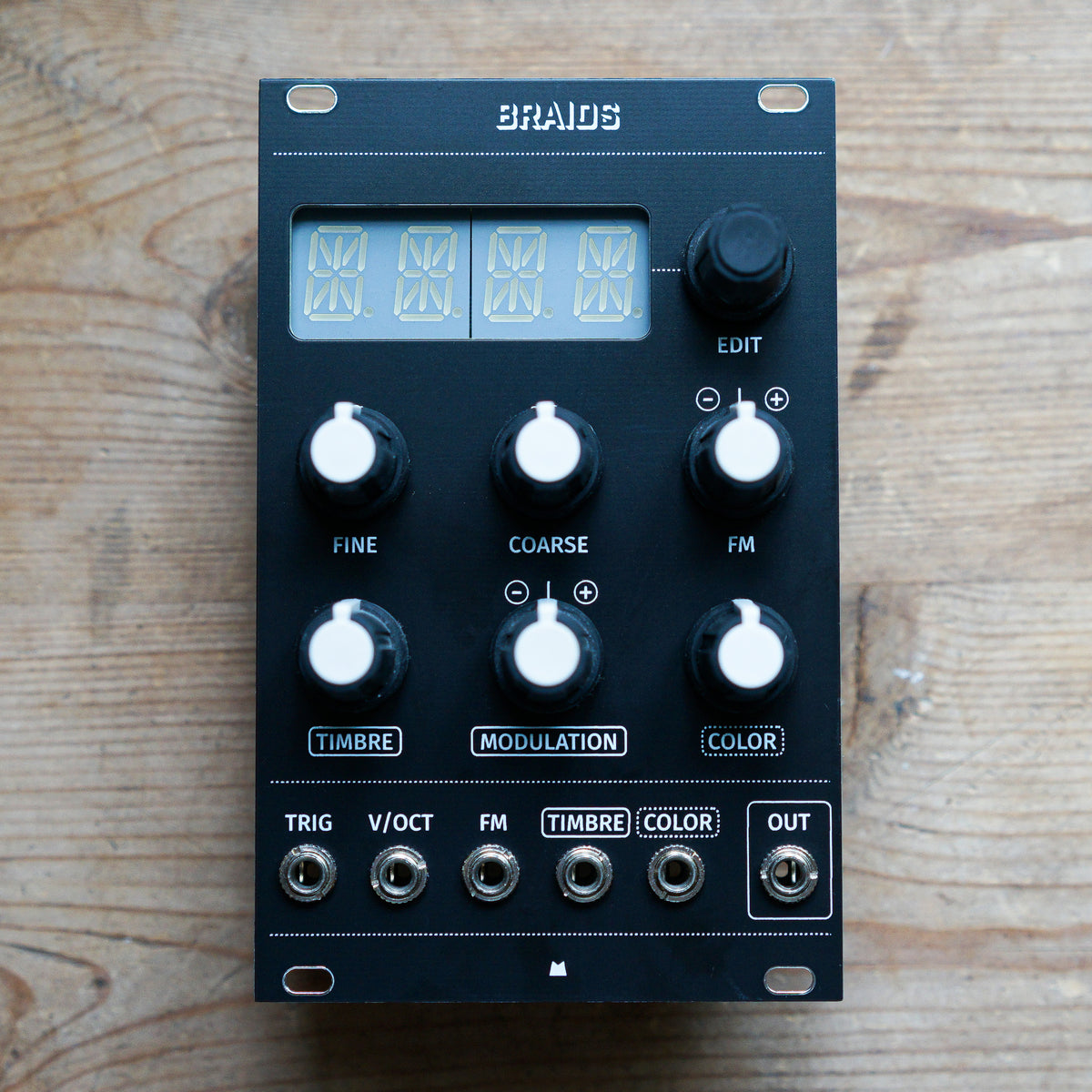 Braids Module Braids black panel – Mork Modules
