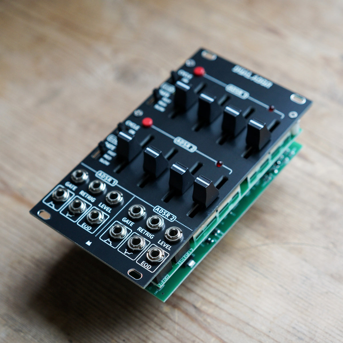 Dual ADSR black panel – Mork Modules