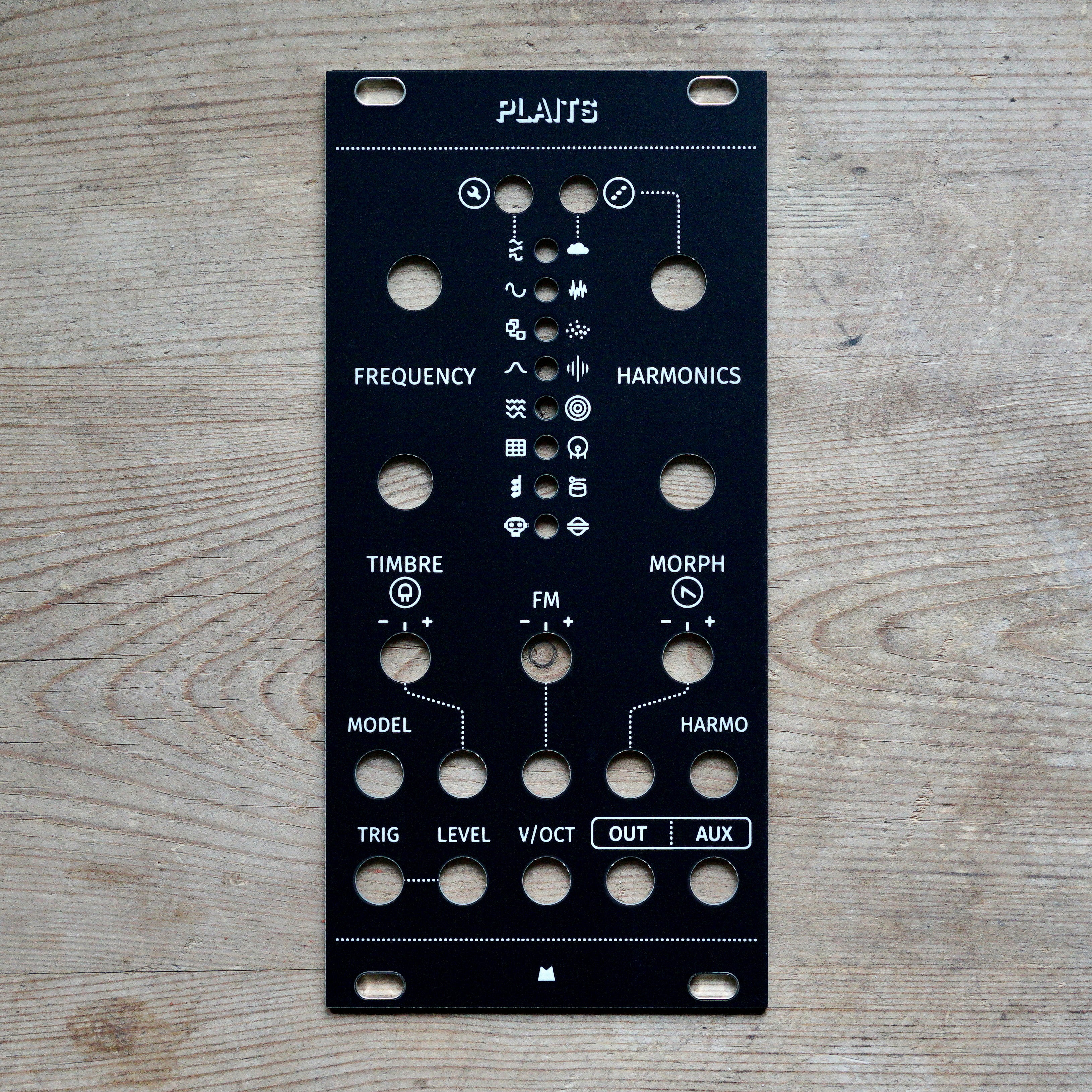 Plaits black panel – Mork Modules