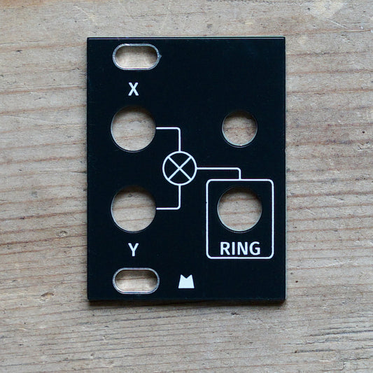 Ringmod 1U black panel