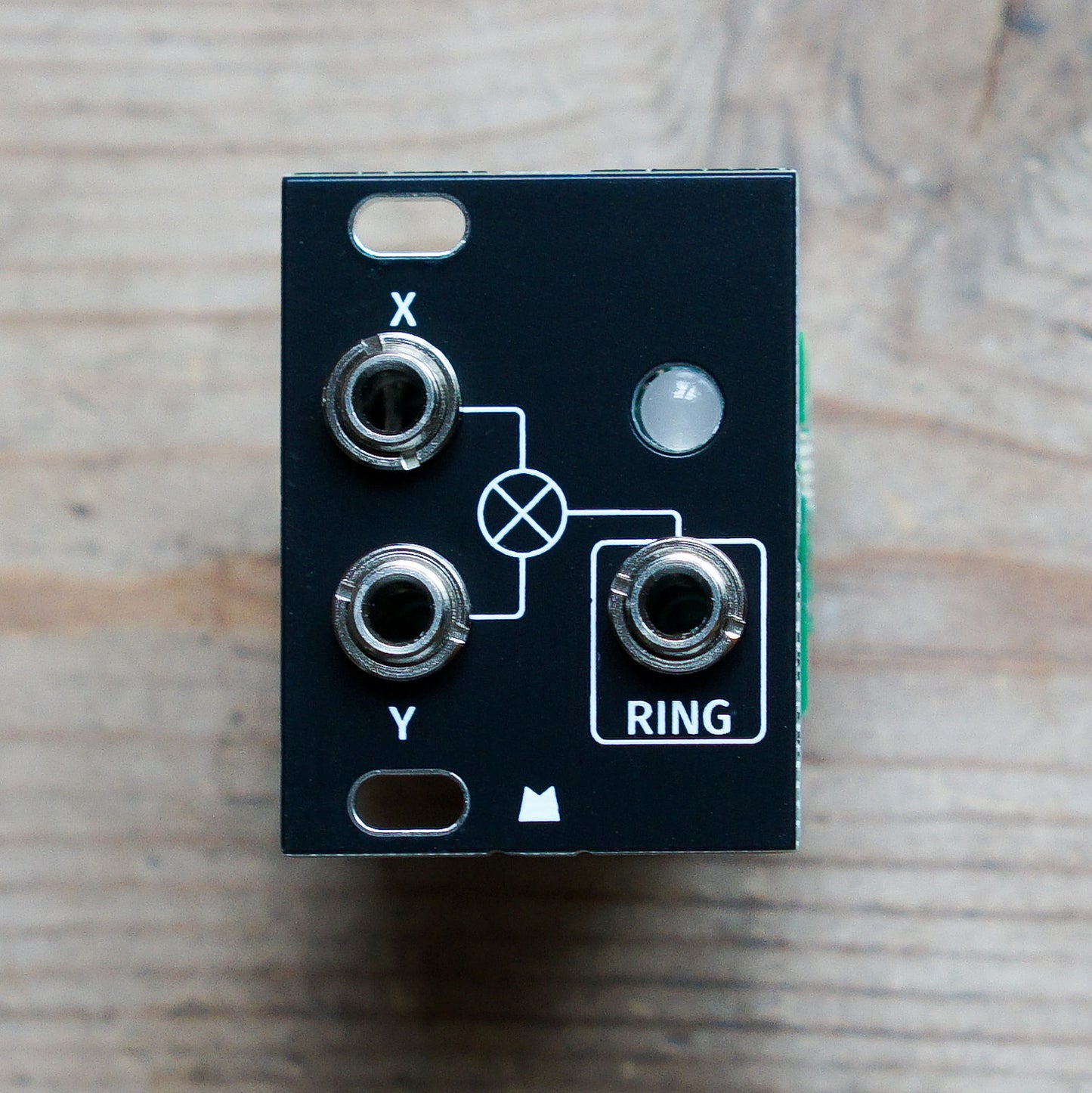 Ringmod 1U black panel